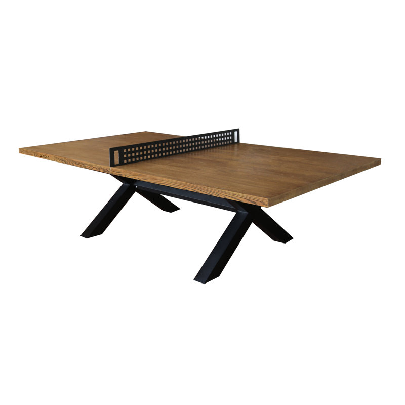 JOOLA Berkshire Outdoor Table Tennis Table Oak Wood Ping Pong Table